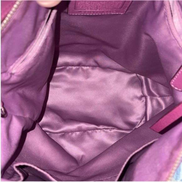 Coach soho hobo bucket buckle bag purple purse oversized crossbody C0968
13882 - Picture 15 of 16